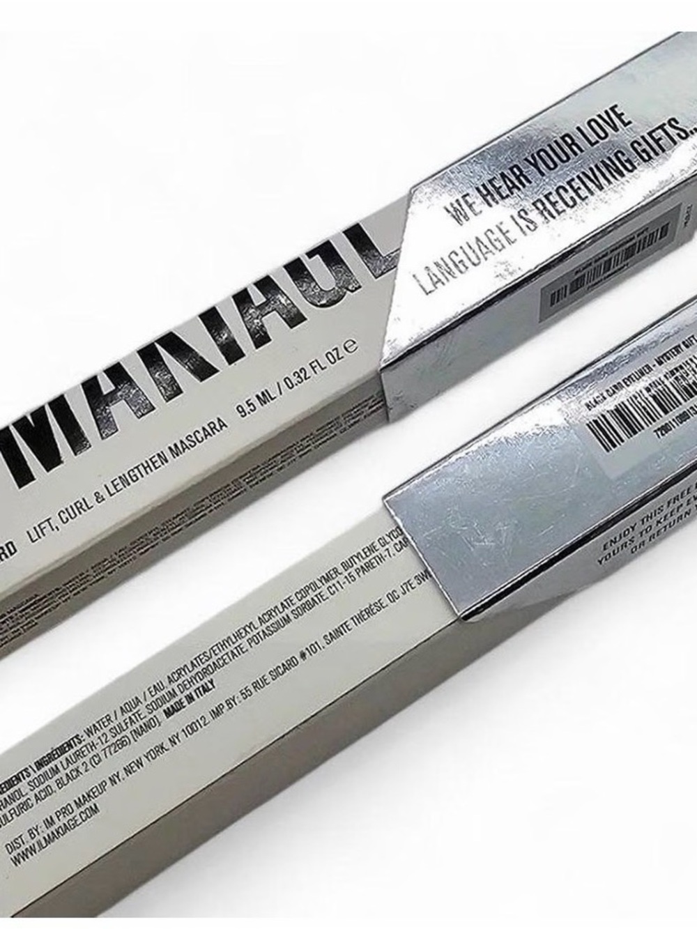 IL MAKIAGE Black Card Waterproof Liquid Eyeliner - White & Gold Box
